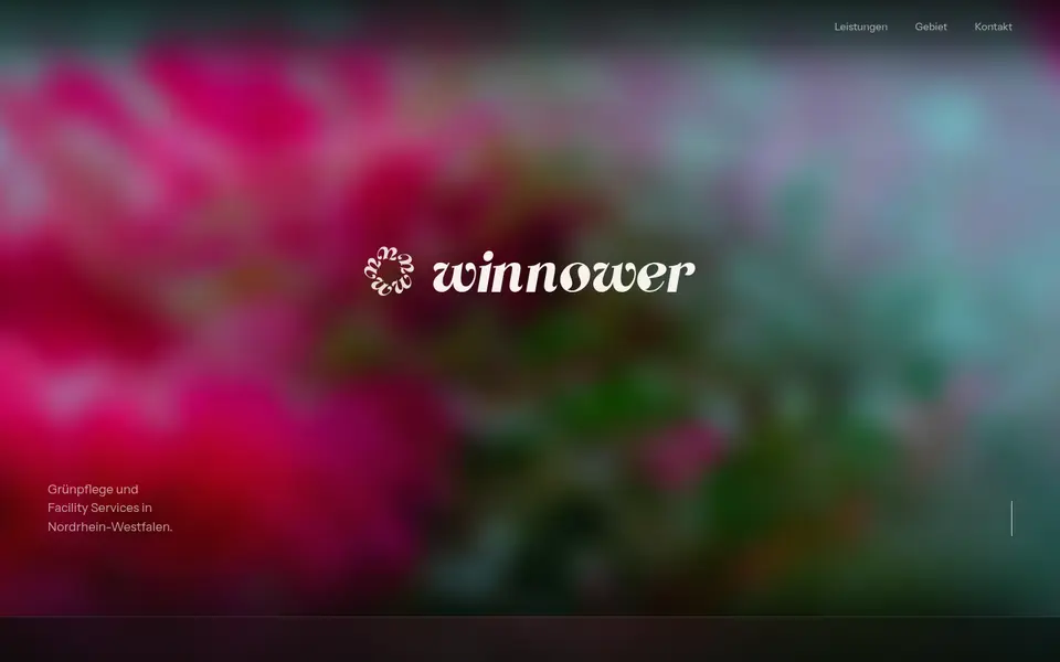 Die Startseite von winnower.de.